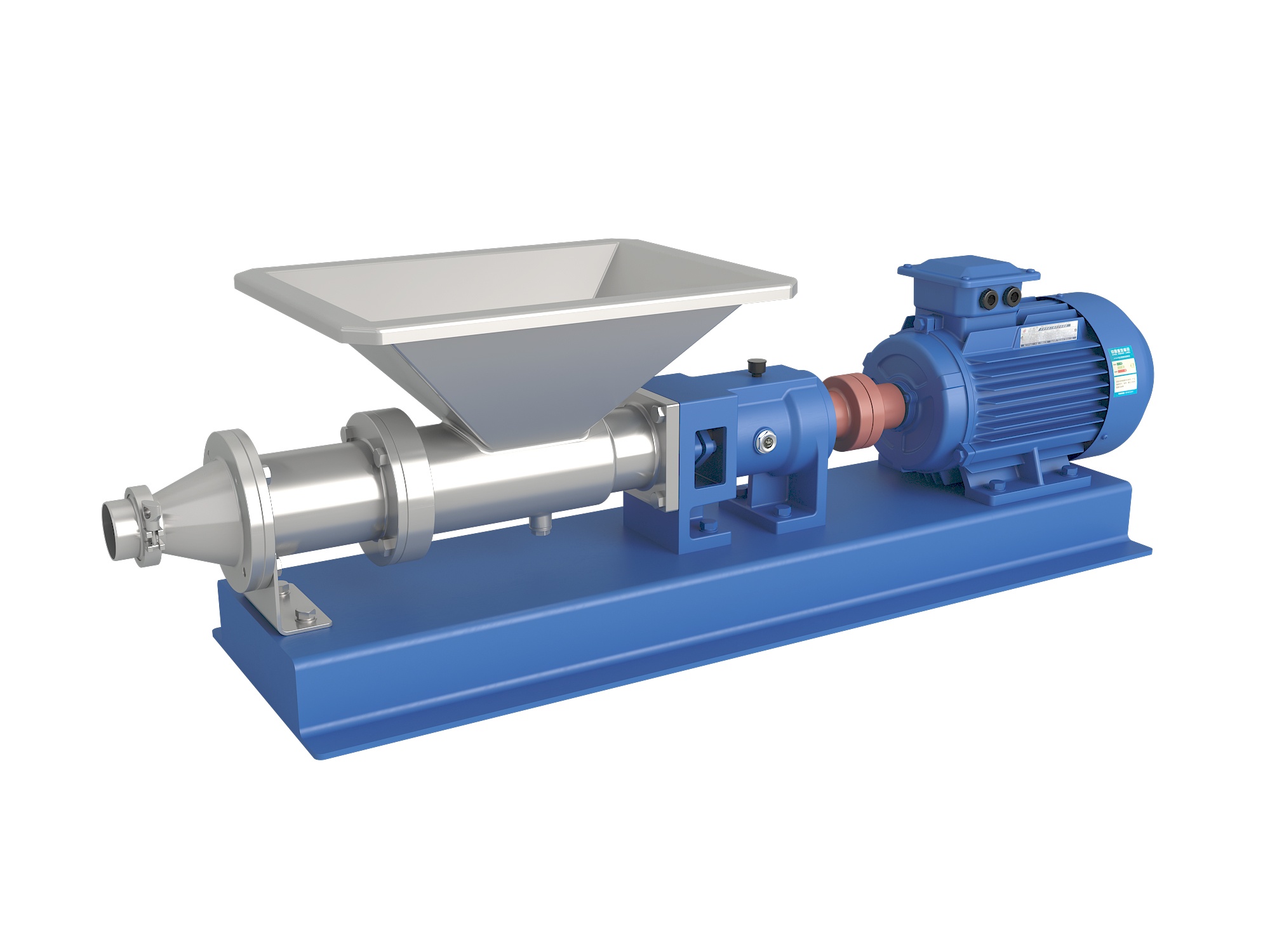 Hopper-Fed Progressive Cavity Pump